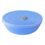 Round Plastic Food Storage Bowl with Lid
