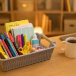 Grey Storage Basket with Handles