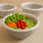 Set of 3 Plastic Strainer Baskets