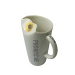 Ceramic Mug with Straw