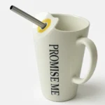 Ceramic Mug with Straw