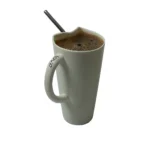 Ceramic Mug with Straw