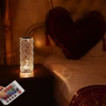 Crystal LED Touch Lamp with Remote Control