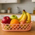 Heart Design Basket (Pink)