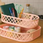 Heart Design Basket (Pink)