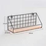 Iron Wall Hanging Storage Shelf