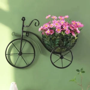 Bicycle Wall Basket Stand