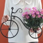 Bicycle Wall Basket Stand