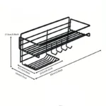 Bathroom Storage Shelf With Soap Dish
