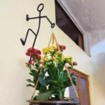 Men Iron Wall Hanging Plant Pot