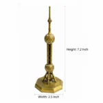 Pearl Tower Miniature Decorative Piece Metal