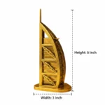 Burj Al Arab Miniature Decorative Piece Showpiece Metal