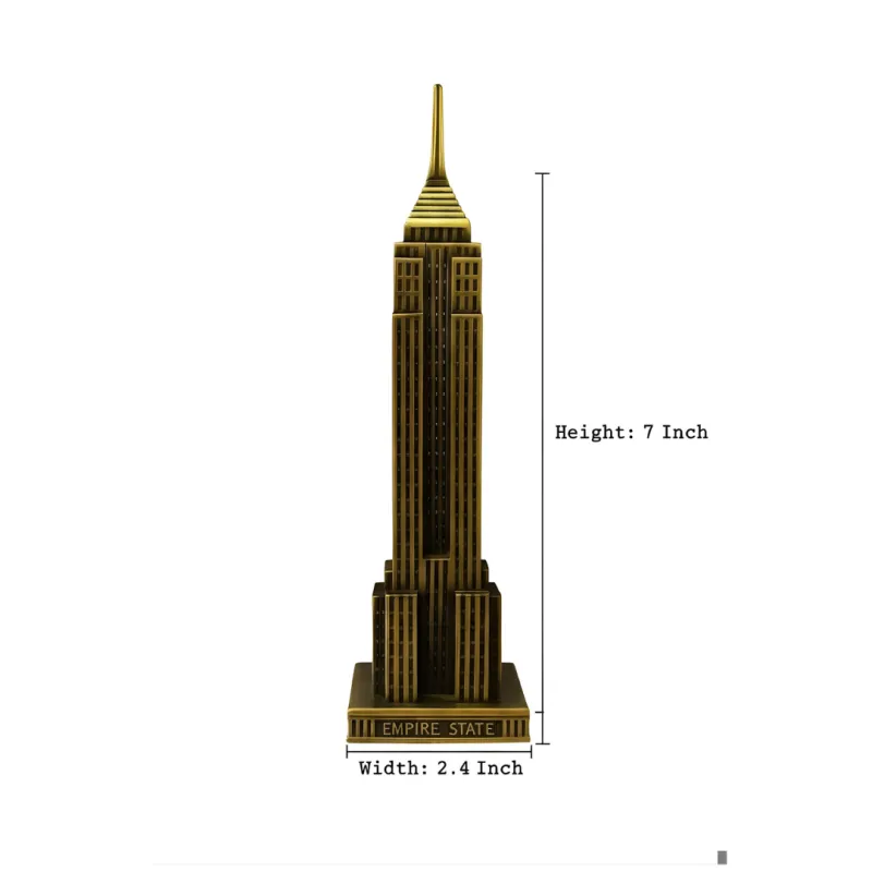 Empire State Building Decorative Showpiece Metal Architecture Ornament - Image 4