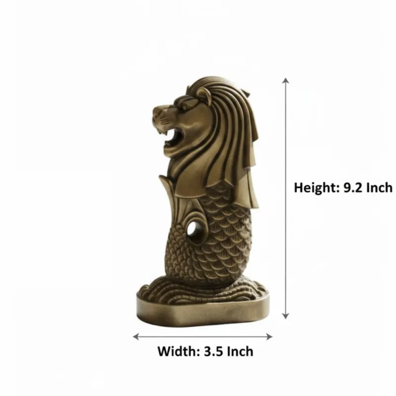 Singapore Merlion Statue Decorative Piece - Image 4