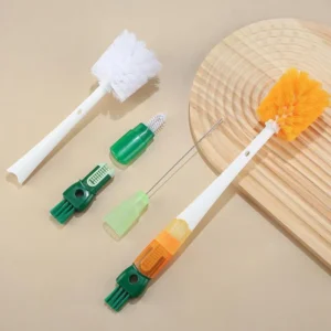 5 In 1 Cleaning Brush Long Handle Water Bottle Washer