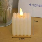 LED Cube Candle – Flameless Decorative Light