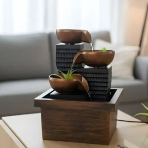Electric Fiber Water Fountain for Home Decor