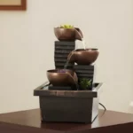 Electric Fiber Water Fountain for Home Decor