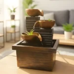Electric Fiber Water Fountain for Home Decor