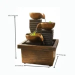 Electric Fiber Water Fountain for Home Decor