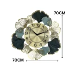 Metal Wall Clock Motive Design Modern Decorative Wall Clock