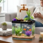 Electric Fish Aquarium Fountain Decorative Water Feature