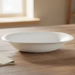 Melamine 9 Inch White Serving Soup Plate