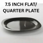 Melamine 7 Inch Black Serving Flate Plate