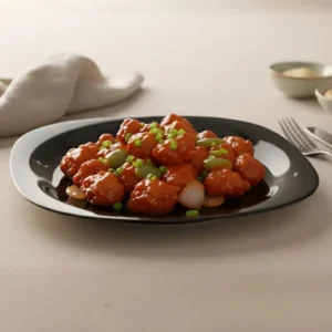 Melamine 7 Inch Black Serving Flate Plate