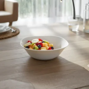 Melamine 5 Inch White Serving Bowl