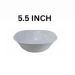 Melamine 5 Inch White Serving Bowl