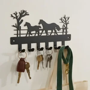Multi Hook Wall Mounted Key Holder