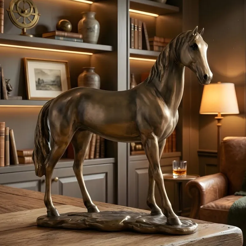 Royal Grace Horse Decorative Showpiece - Image 3