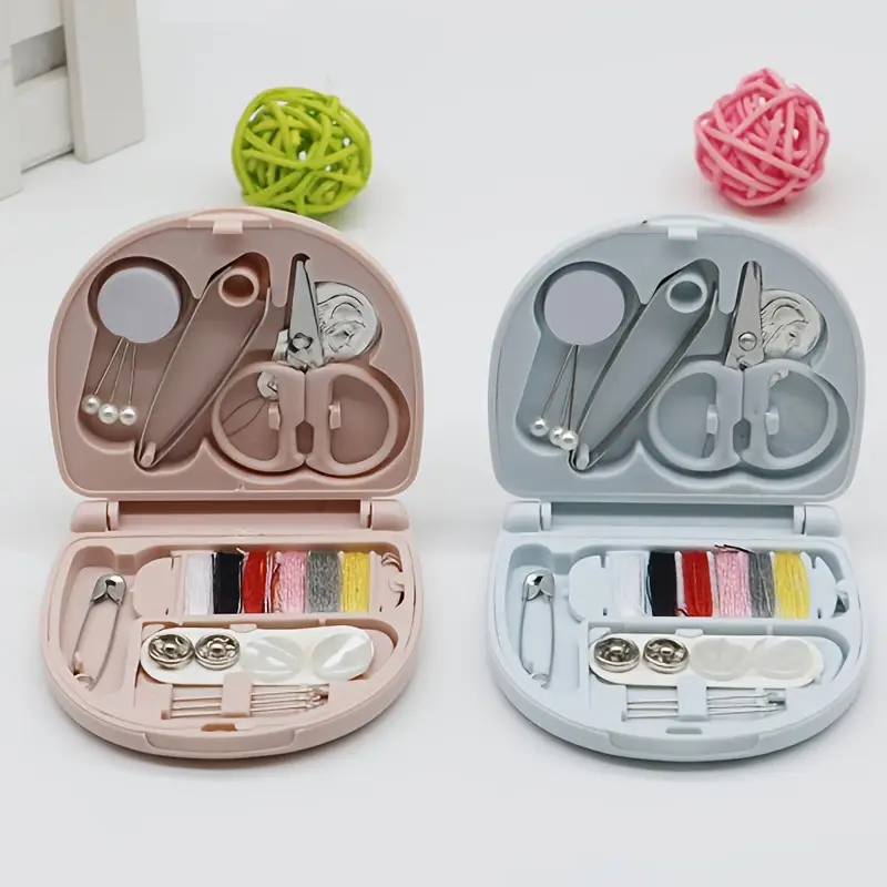 Mini Sewing Kit with Thread Organizer Portable Stitching Set - Image 4