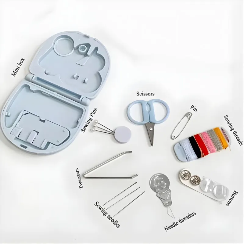 Mini Sewing Kit with Thread Organizer Portable Stitching Set - Image 2