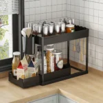 2 Layer Storage Basket Space Saving Organizer