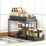 2 Layer Storage Basket Space Saving Organizer