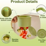 2 in 1 Sink Drain Basket Faucet Hanging Filter Bag