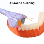 3 Sided 360° Rotating Toothbrush Pack of 2