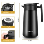 800ml Double Walled Stainless Steel Insulation Kettle