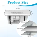AC Outdoor Unit Protector Aluminium Cover With Straps