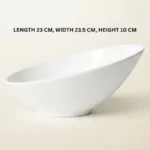 Alpine Melamine White Bowl Large for Serving Food