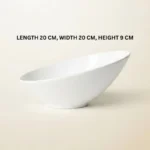 Alpine Melamine White Bowl Medium for Serving Food