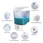 Automatic Liquid Soap Dispenser 700ml Wall Mounted