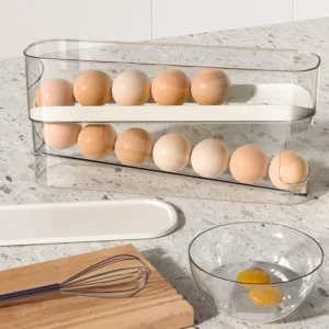 Automatic Rolling Egg Storage Box for Refrigerator