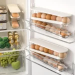Automatic Rolling Egg Storage Box for Refrigerator