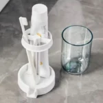 Bathroom Organizer Toothbrush & Cup Holder 3 in 1