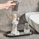 Bathroom Organizer Toothbrush & Cup Holder 3 in 1