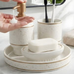 Ceramic Bathroom Set – 4 Pieces