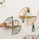 Creative Wall Storage Shelf With Hook